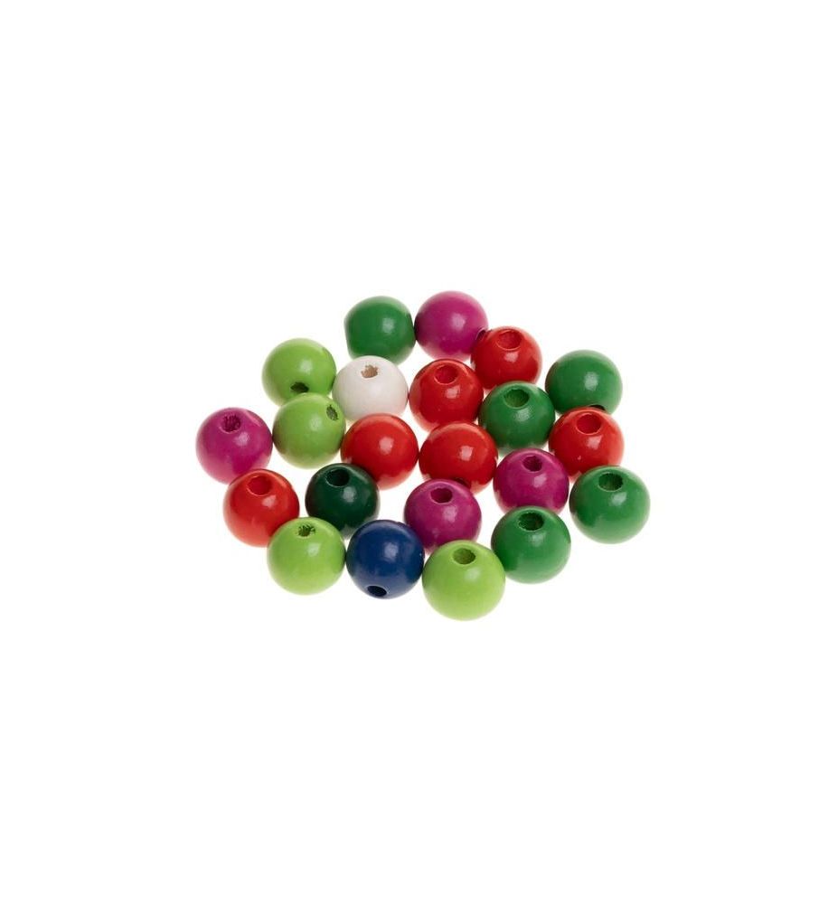 KORALIKI DREWNIANE 16MM MIX 6923