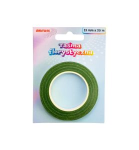 TASMA FLORYSTYCZNA ZIELONA 12MMx20M 8620