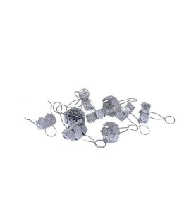 ZAWIESZKI DO BOMBEK 12MM SREBRNE 3687