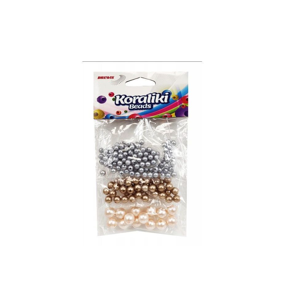 KORALIKI 3KOL SREBNE 36G 3588