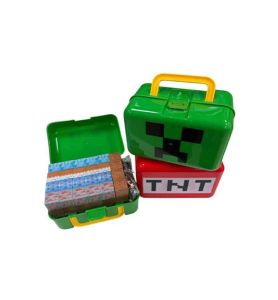 KLOCKI MAGNETYCZNE 96EL+ 2 FIGURKI BOX