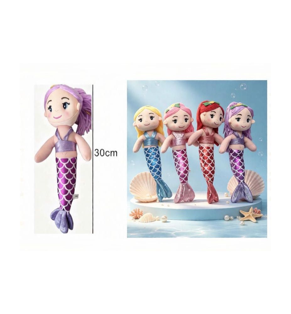 MASKOTKA SYRENKA LALKA 30CM