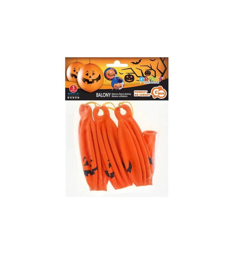 BALONY DYNIE HALLOWEEN 3SZT 6385