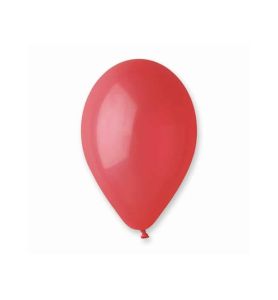 BALON PASTEL CZERWONY 26CM 100SZT 4510