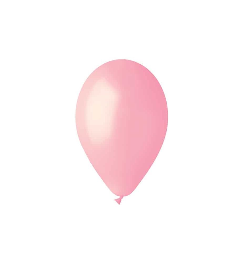 BALON PASTEL JASNY ROZ 26CM 100SZT 5715