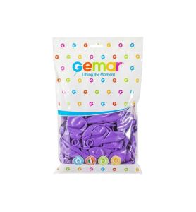 BALON PASTEL LAWENDA 26CM 100SZT 4916
