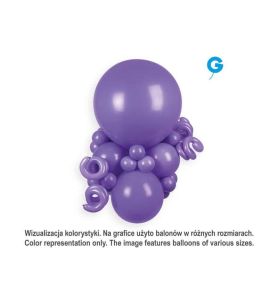 BALON PASTEL LAWENDA 26CM 100SZT 4916