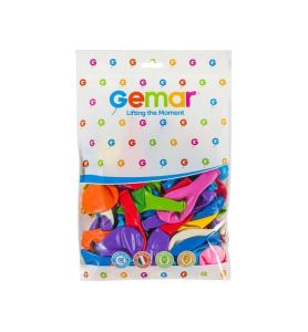 BALON PASTEL MIX KOLOROW 21CM 100SZT 018