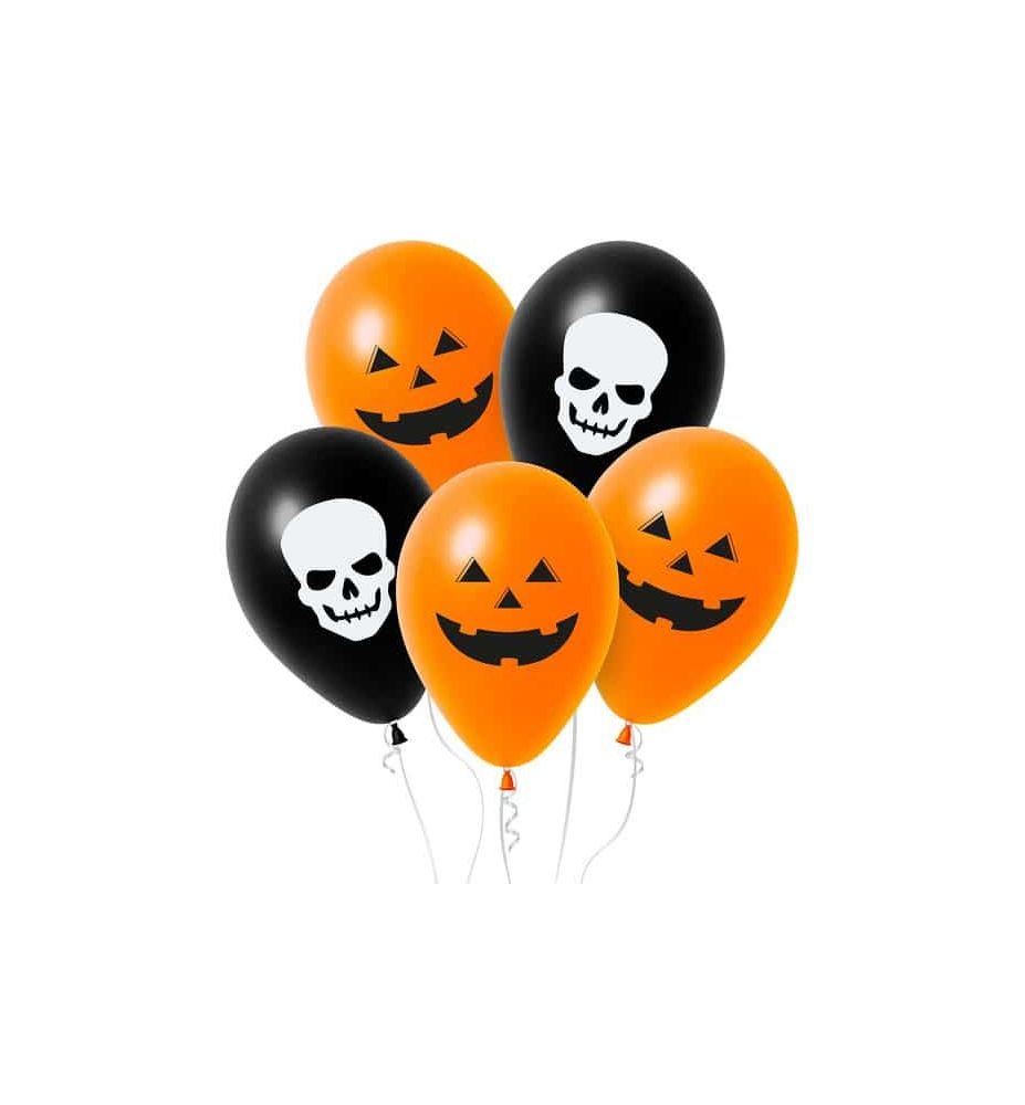 BALONY CZASZKI I DYNIE 12" 5SZT. 8244