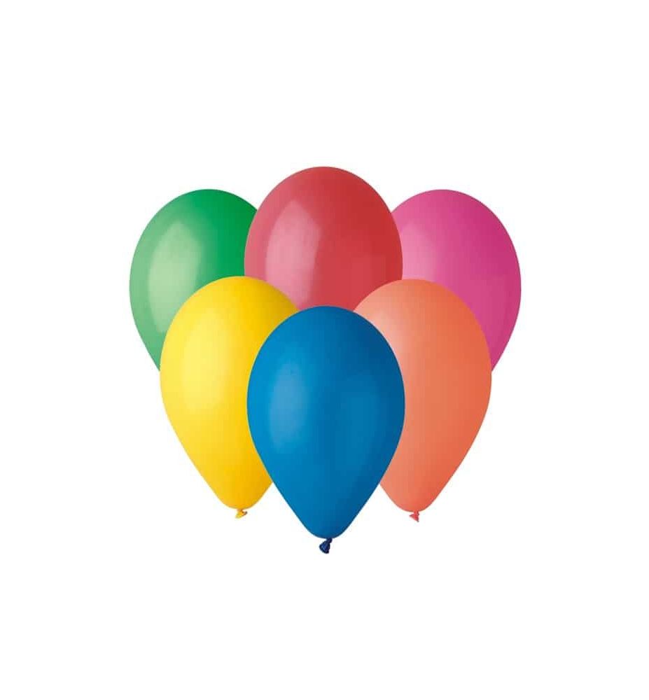 BALON PASTEL MIX KOL. 26CM 50SZT. 8006