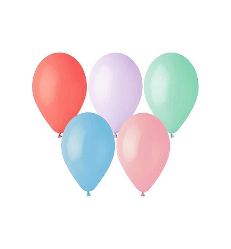 BALON MACARON MIX KOL. 26CM 100SZT. 4984