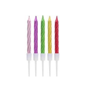 SWIECZKI TWISTER METALIC 6CM 10SZT. 6292