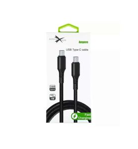 KABEL USB TYP C 1M CZARNY 9755