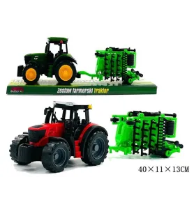 TRAKTOR Z BRONAMI 41CM 1563