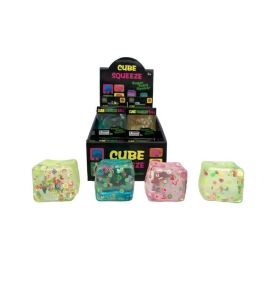 Gniotek Kostka Cube Gęsta Squishy z Owocami – Hurtownia zabawek