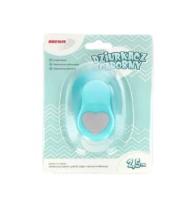 DZIURKACZ OZDOBNY 2.5CM SERCE 0167
