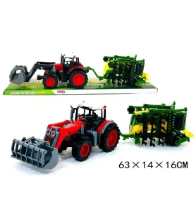 TRAKTOR Z MASZYNA ROLNICZA 3834