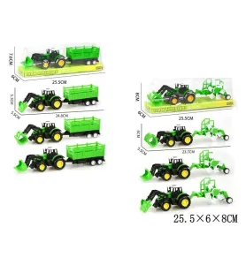 TRAKTOR Z PRZYCZEPA POD KLOSZEM 3938