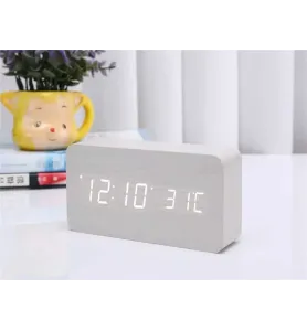 Nowoczesny Budzik Kwarcowy Xonix Biały – Kup Teraz Taniej!