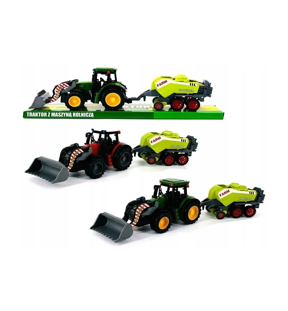 Traktor z prasą i turem 4310 – Kup teraz zabawki rolnicze!