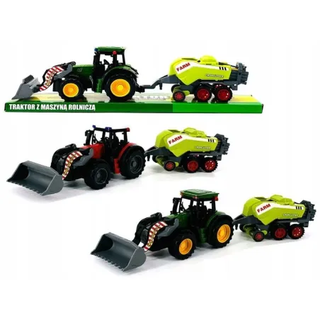 Traktor z prasą i turem 4310 – Kup teraz zabawki rolnicze!