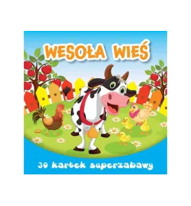 Kolorowanka z Naklejkami Wesoła Wieś OK185 | Hurtownia Bonk