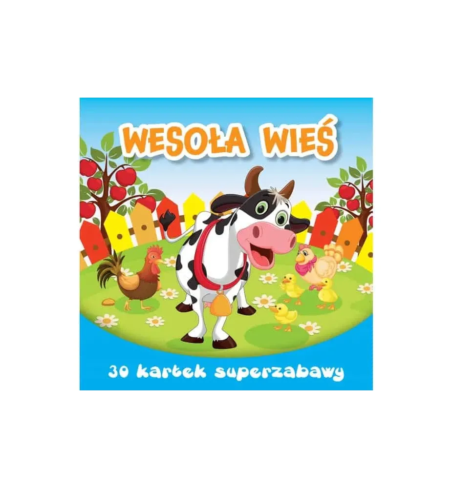Kolorowanka z Naklejkami Wesoła Wieś OK185 | Hurtownia Bonk