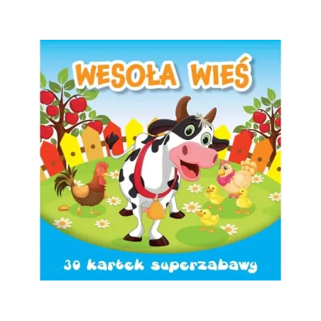 Kolorowanka z Naklejkami Wesoła Wieś OK185 | Hurtownia Bonk
