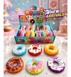 Gniotek Donat Squishy Piankowy TI146 | Zabawka Antystresowa