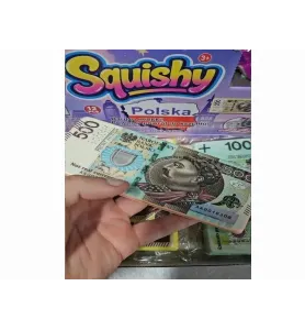 Gniotek Banknot PLN Pianka 16cm TI145 | Hurtownia Zabawek Bonk