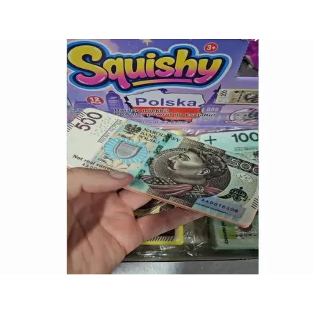 Gniotek Banknot PLN Pianka 16cm TI145 | Hurtownia Zabawek Bonk