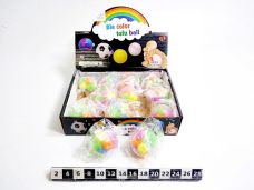 PILKA ZGNIOTKA Z POMPONAMI A12 0164