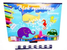 BLOK RYSUNKOWY A3 KOLOR 20K 3383/3380