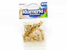 KLAMERKI NATURALNE 2.5CM SPN25 7937