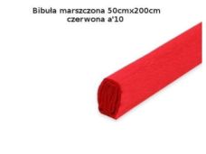 BIBULA 50x200 CZERWONA a'10 8047