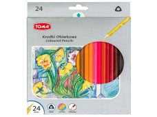 KREDKI OLOWKOWE 24KOL TROJKAT. TOMA 4841
