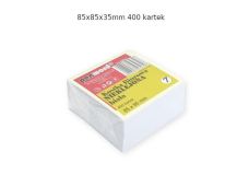 KOSTKA BIUROWA NIEKLEJONA BIALA 9706