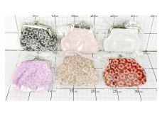 PORTFELIK KWIATY BROKAT 4394