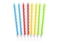 SWIECZKI URODZ. KOLOROWE GROCHY 3266