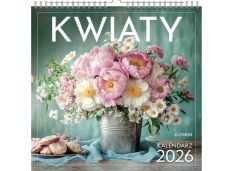 KALENDARZ SCIENNY 33x33CM MIX 2026