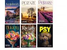 KALENDARZ A4 SCIENNY MIX 2026