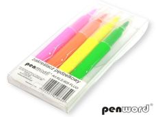 ZAKRESLACZ PEDZELKOWY FLUO 4KOL 8649