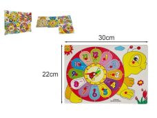 ULKADANKA DREWNIANA ZEGAR 8776