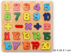 UKLADANKA DREWNIANA LICZBY/LITERY 6448