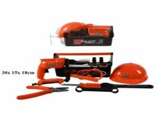 NARZEDZIA W SKRZYNCE Z KASKIEM 8865